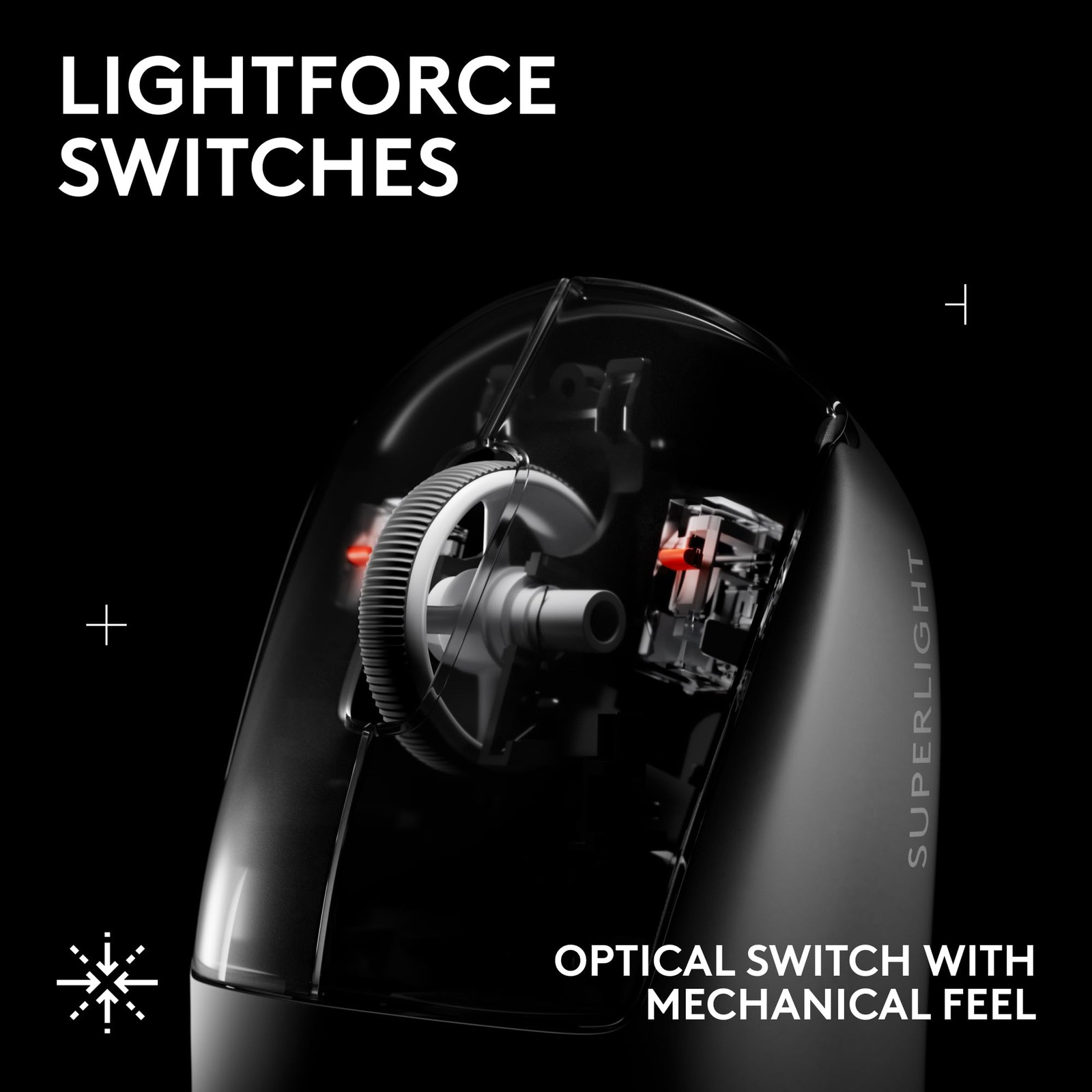 G PRO X SUPERLIGHT 2 LIGHTSPEED Gaming Mouse-WHITE-2.4GHZ-#215 910-006636