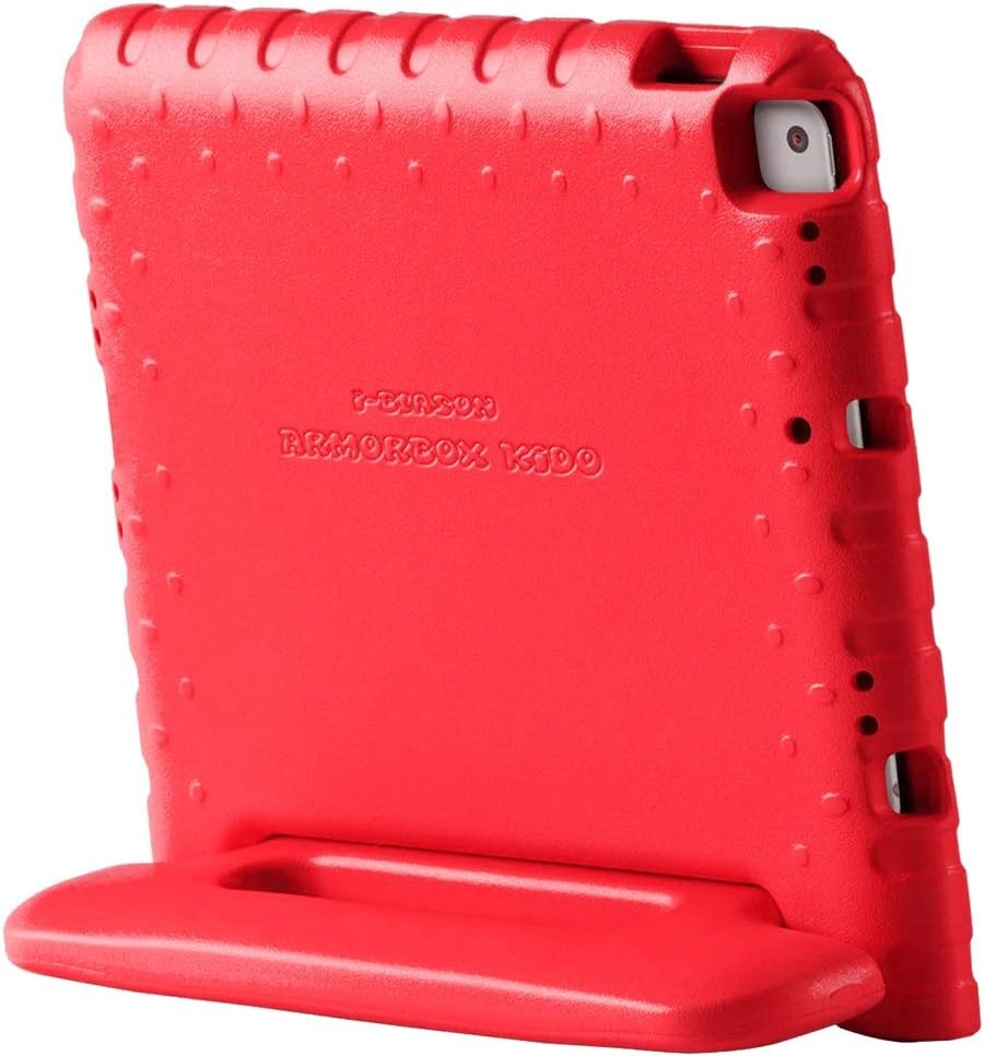 i-Blason Case for New iPad 8th/7th 10.2 Kid-Friendly Convertible Stand Cover Red