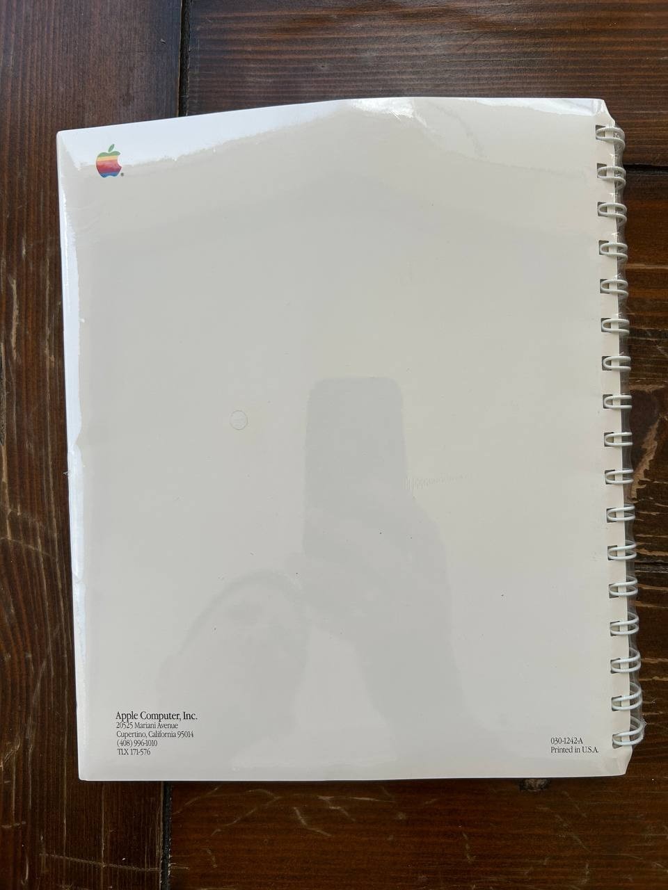 Apple Macintosh Plus Owner’s Guide User Manual 030-1242-A. Sealed. #2