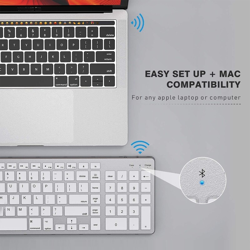 OS bluetooth Wireless Keyboard For Macbook iMac MAC WINDOWS and Android System