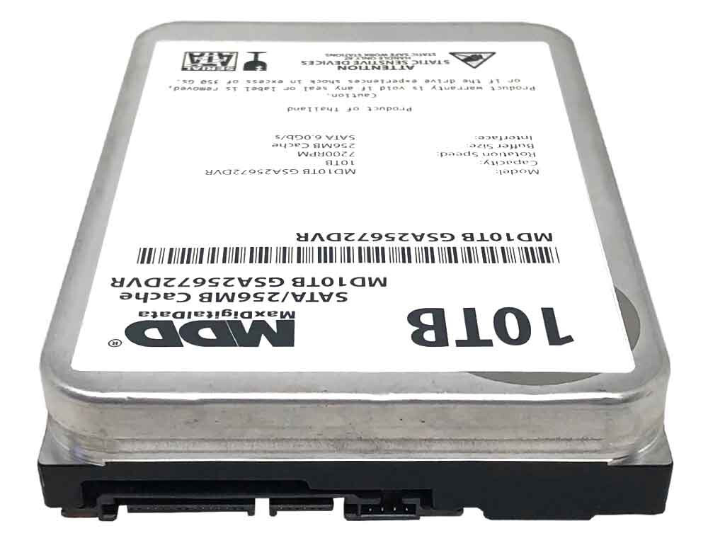 MDD 10TB 7200RPM 256MB Cache 3.5″ SATA 6.0Gb/s Internal Surveillance Hard Drive