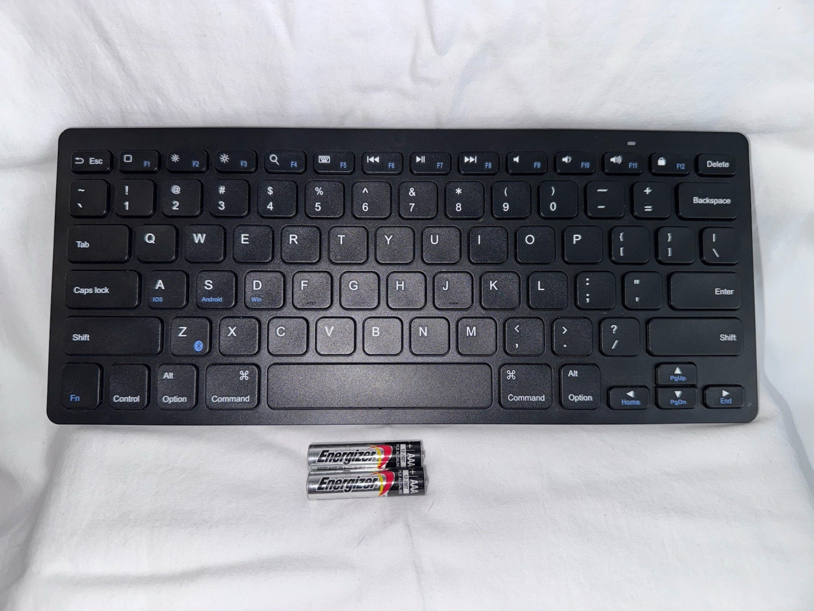 ANKER Slim Bluetooth Wireless Keyboard Black IOS Android Mac Windows