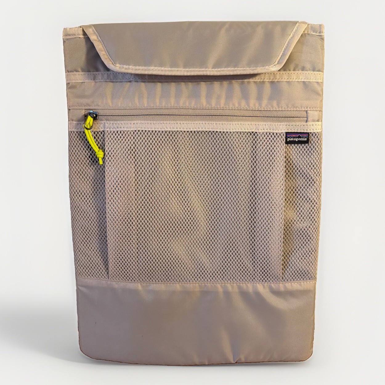 Patagonia Nylon Refugio 15×11″ Padded Tech Laptop Tablet Sleeve Pouch Bag Beige