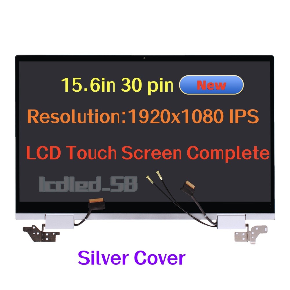 For HP ENVY x360 15-ED1055WM 15-ED1071CL FHD Touch LCD Complete Screen Assembly