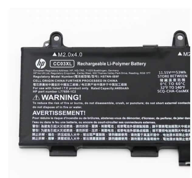 Genuine OEM 53Wh CC03XL Battery HP EliteBook 830 835 840 845 G7 G8 L78555-005