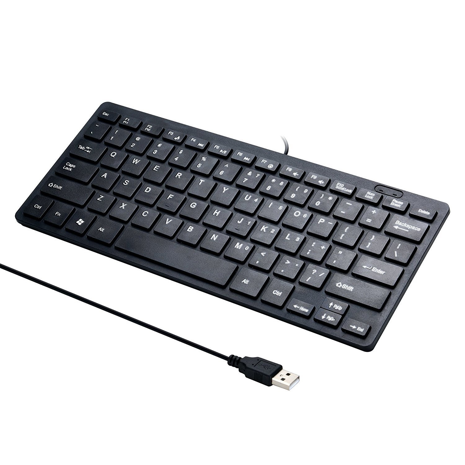 Mini 78 Keys Wired Keyboard – with Keyboard Cover Computer keypad for Laptop