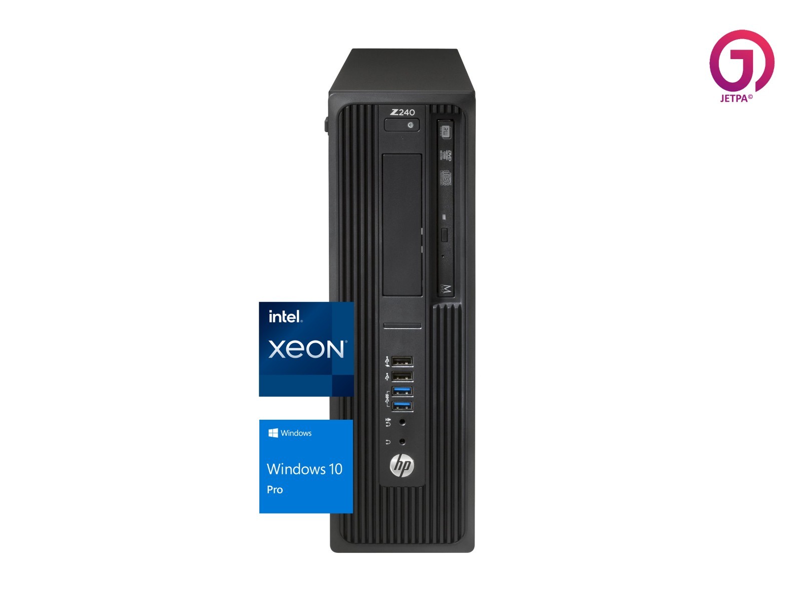 HP Z240 SFF Desktop Xeon E3-1225 v5 | 16GB | 512GB SSD | DVD-RW | Win10 Pro