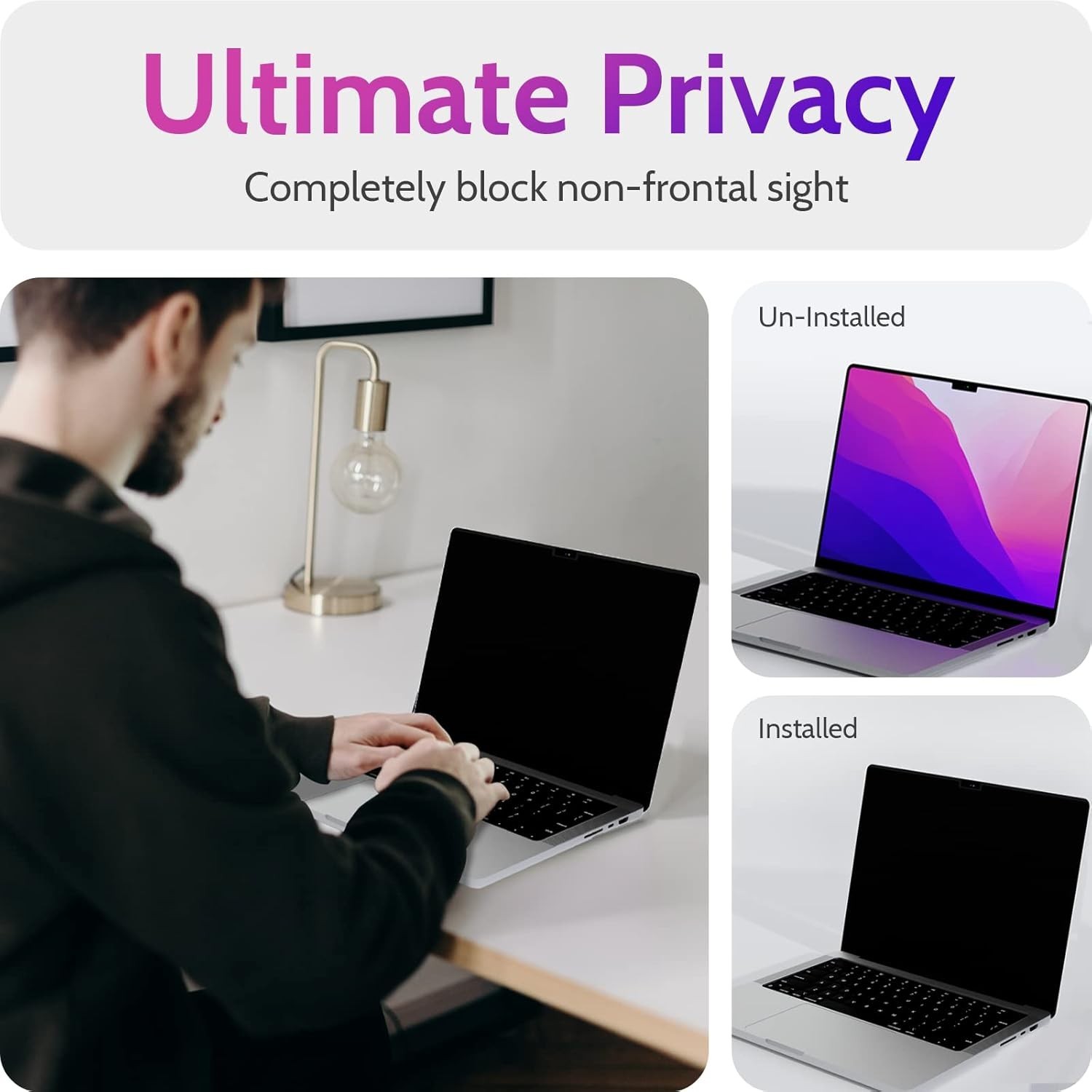 Magnetic Privacy Screen for MacBook Pro 14 Inch 2021-2026, M1, M2, M3, M4, M5…