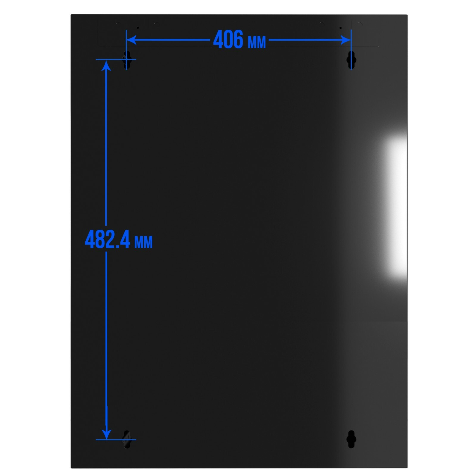 Server Rack 15U Wall Mount Cabinet Locking Networking Data Enclosure – 18-inch D