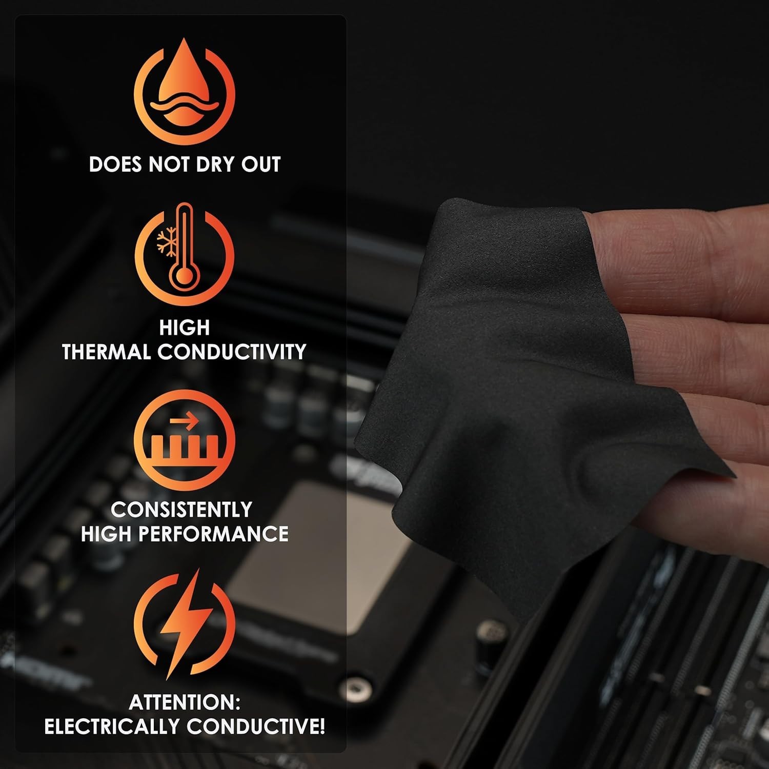 Thermal Grizzly Carbonaut Carbon Thermal Pad – 38x38x0.2mm