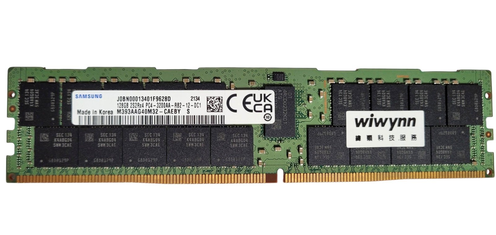 Samsung 128GB DDR4-3200MHz M393AAG40M32-CAEBY PC4-25600 Registered DIMM