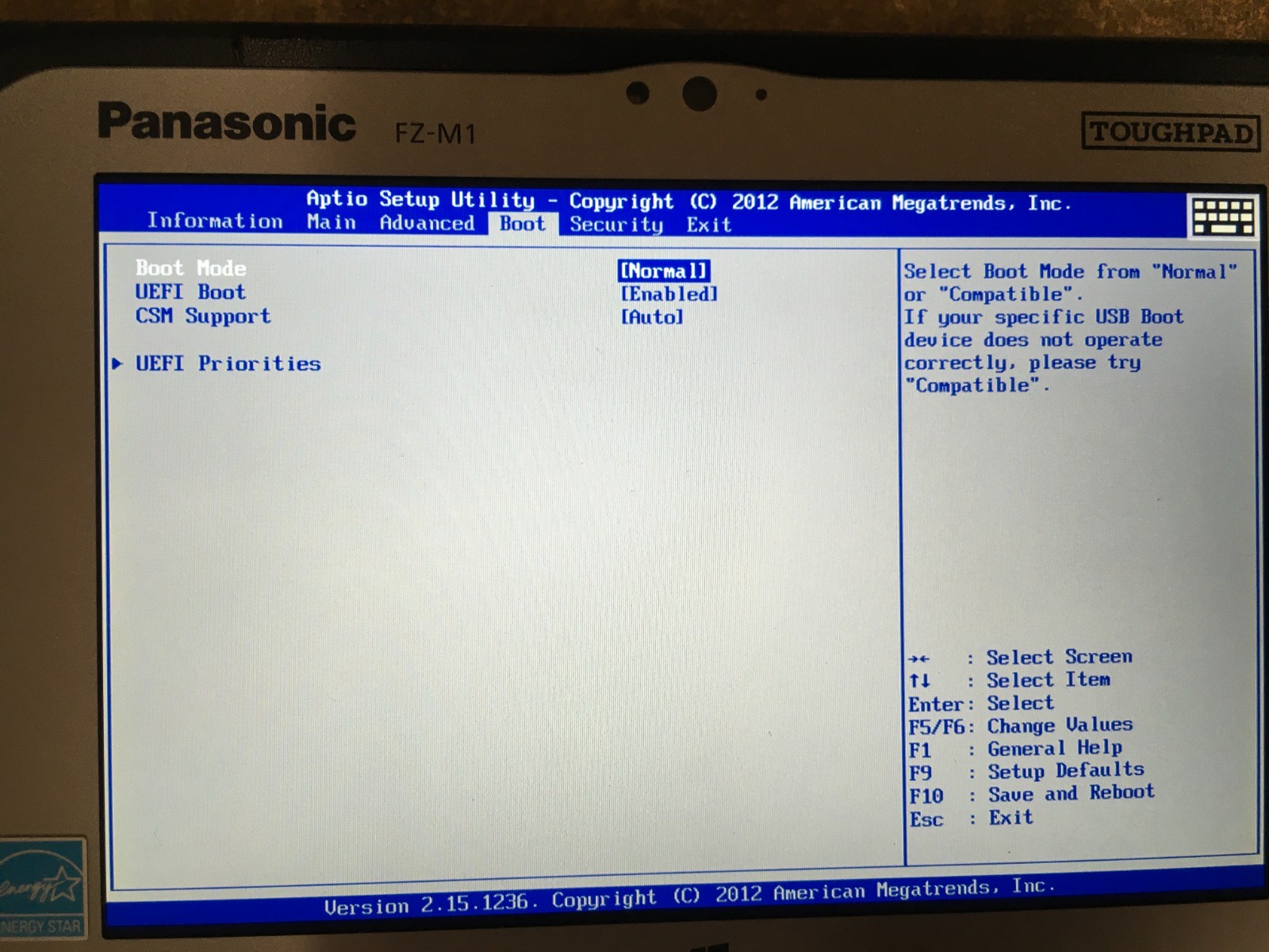 0 Hours Panasonic TOUGHPAD FZ-M1 7″ Core i5-4302Y 1.60GHz 128GB 8GB RAM Win 10