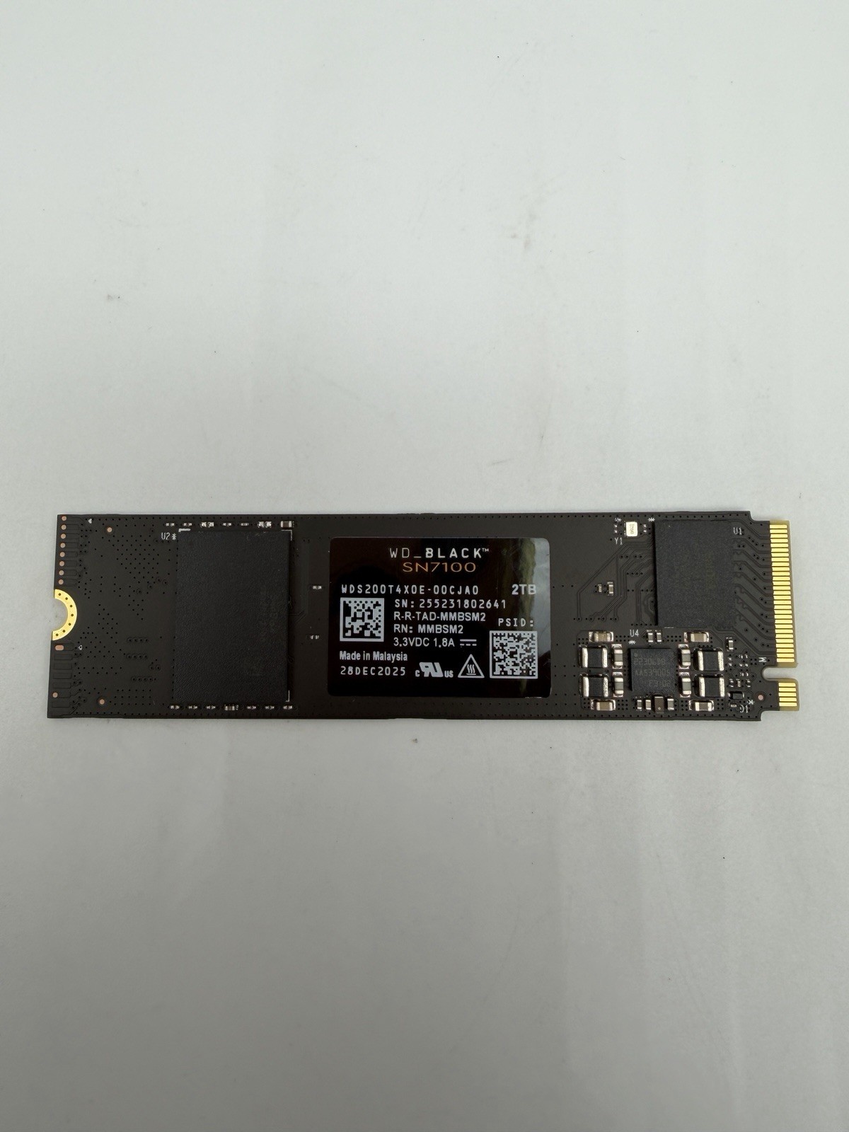 WD_BLACK SN7100 2TB M.2 2280 Internal SSD NVMe PCIe4 Gen 4 WDS200T4X0E