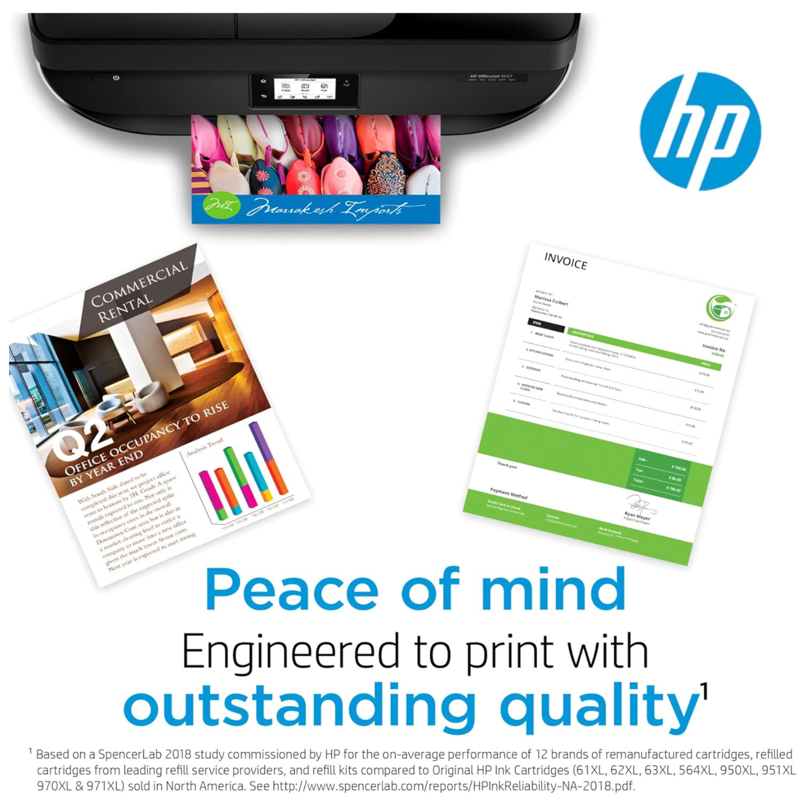 Pack of 4 HP 67 Black Original Ink Cartridge, ~120 pages, 3YM56AN- LIMITED OFFER