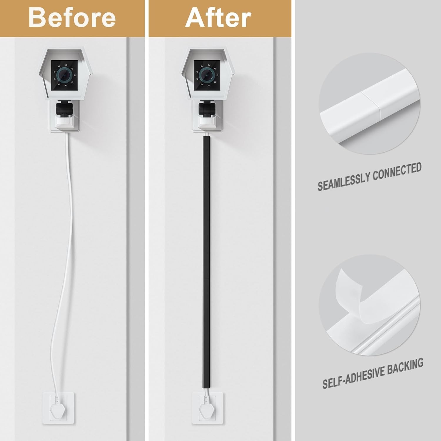 PVC Cord Hider, 102in – Simplify Your Cable Management Effortlessly