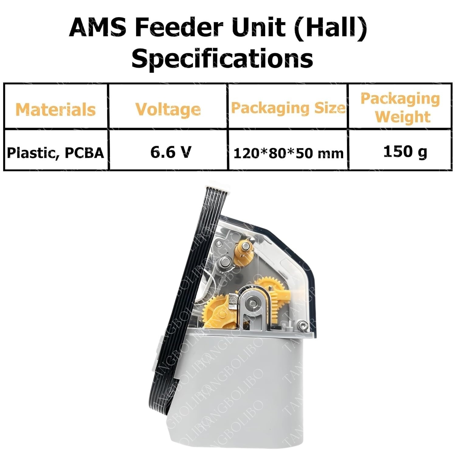 3D Printer AMS Portable Feeder Unit Sensor Filament Drive Gear Assembly Kit