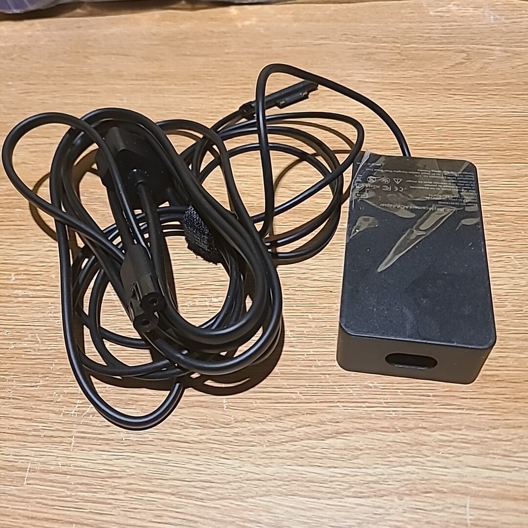 Surface Pro Charger, 65W AC Adapter Included USB Port Compatible Generic