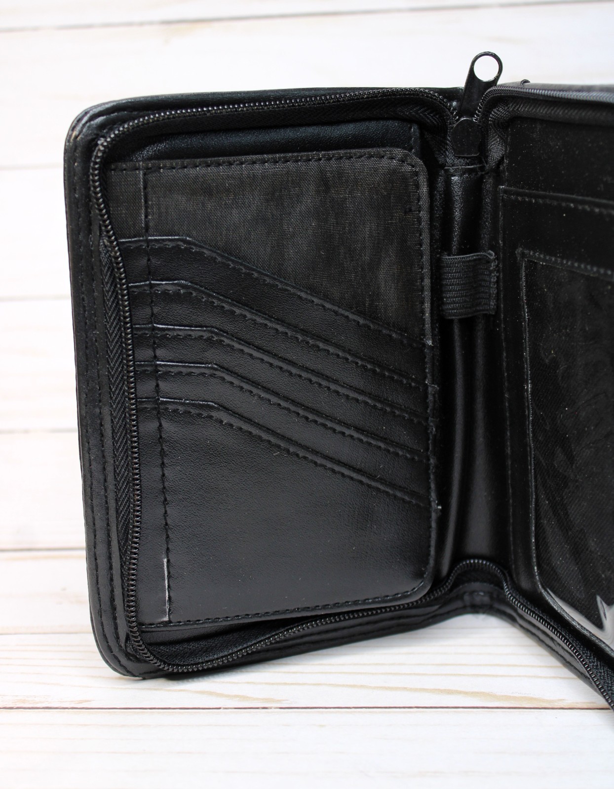 Vintage New Zippered Black Leather PDA Case – OES-CAS / 167288-01