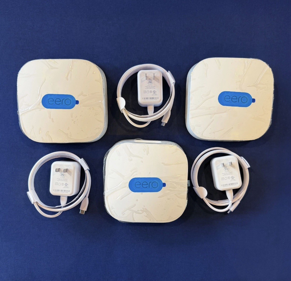 NEW eero PRO 6e (FRONTIER) Mesh Wi-Fi 6e Router Original/OEM (3-Pack)