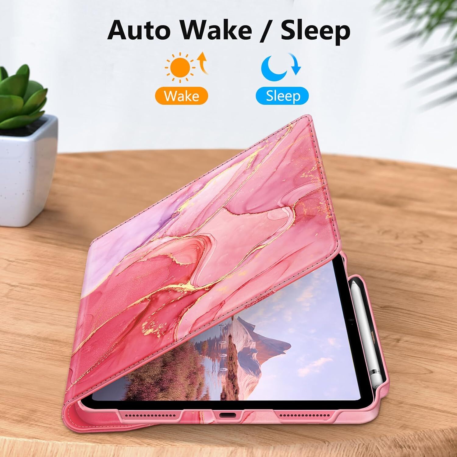 Rotating Case for iPad 10th Generation 10.9″ 2022 Swivel Stand Protective Cover