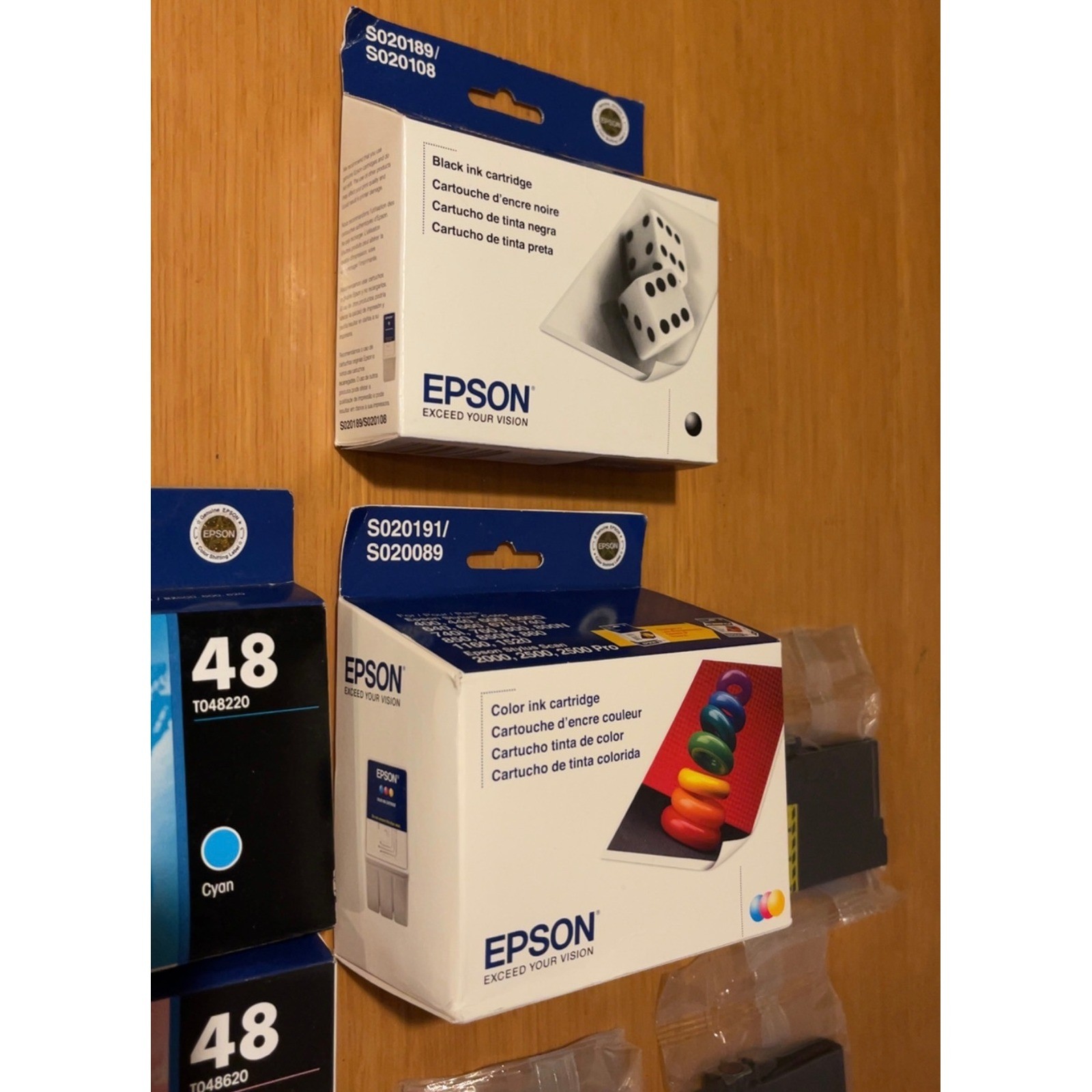 Epson Ink Cartridge Lot 48 68 69 79 99 Claria DURABrite Mixed Colors Genuine NEW
