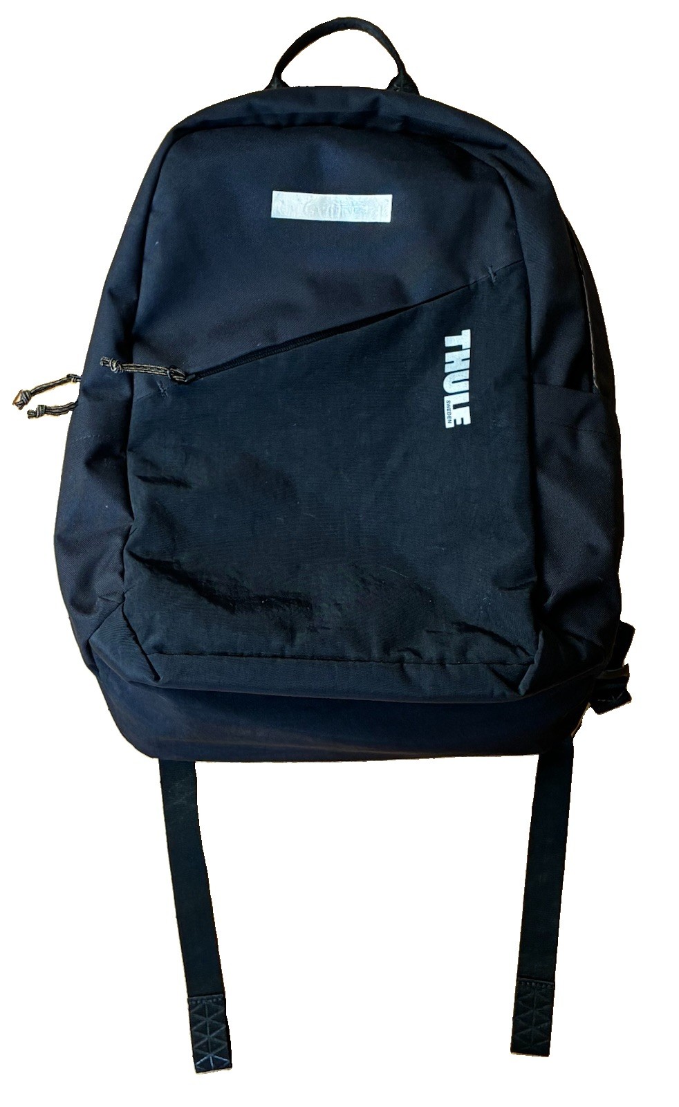 Thule Sweden Backpack Black Softshell Geometric Lined Padded, Laptop Compartment