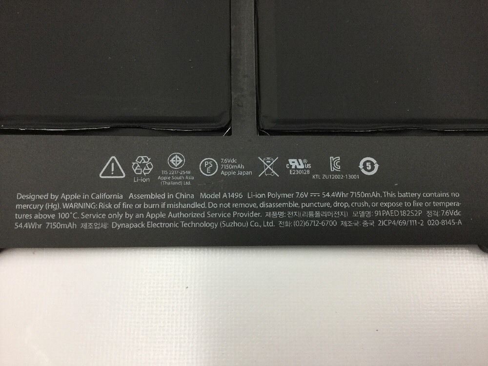 Genuine A1496 Battery for Apple MacBook Air 13″ A1466 Mid 2013 Early 2014 A1405