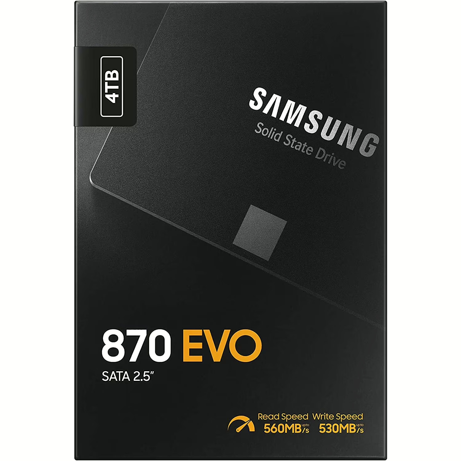 Samsung 870 EVO 4TB SSD – 2.5″ SATA III (MZ-77E4T0B) ~ NEW Factory sealed