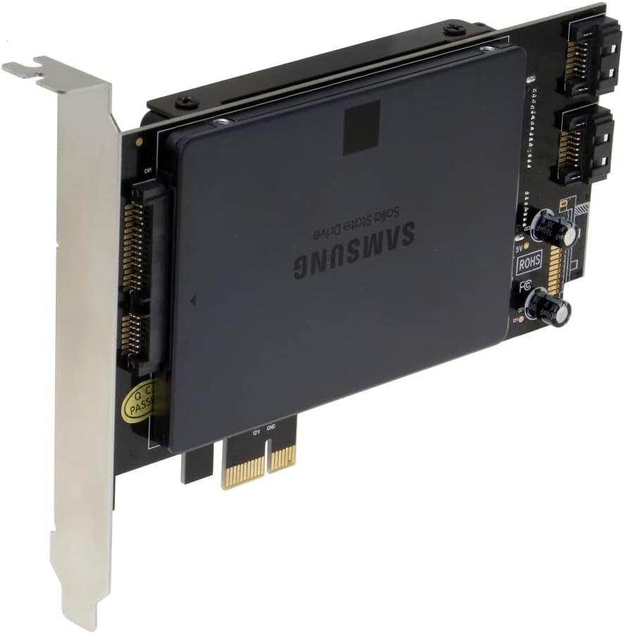 SEDNA – PCI Express (PCIe) Dual 2.5 Inch SSD / HDD Mounting Adapter