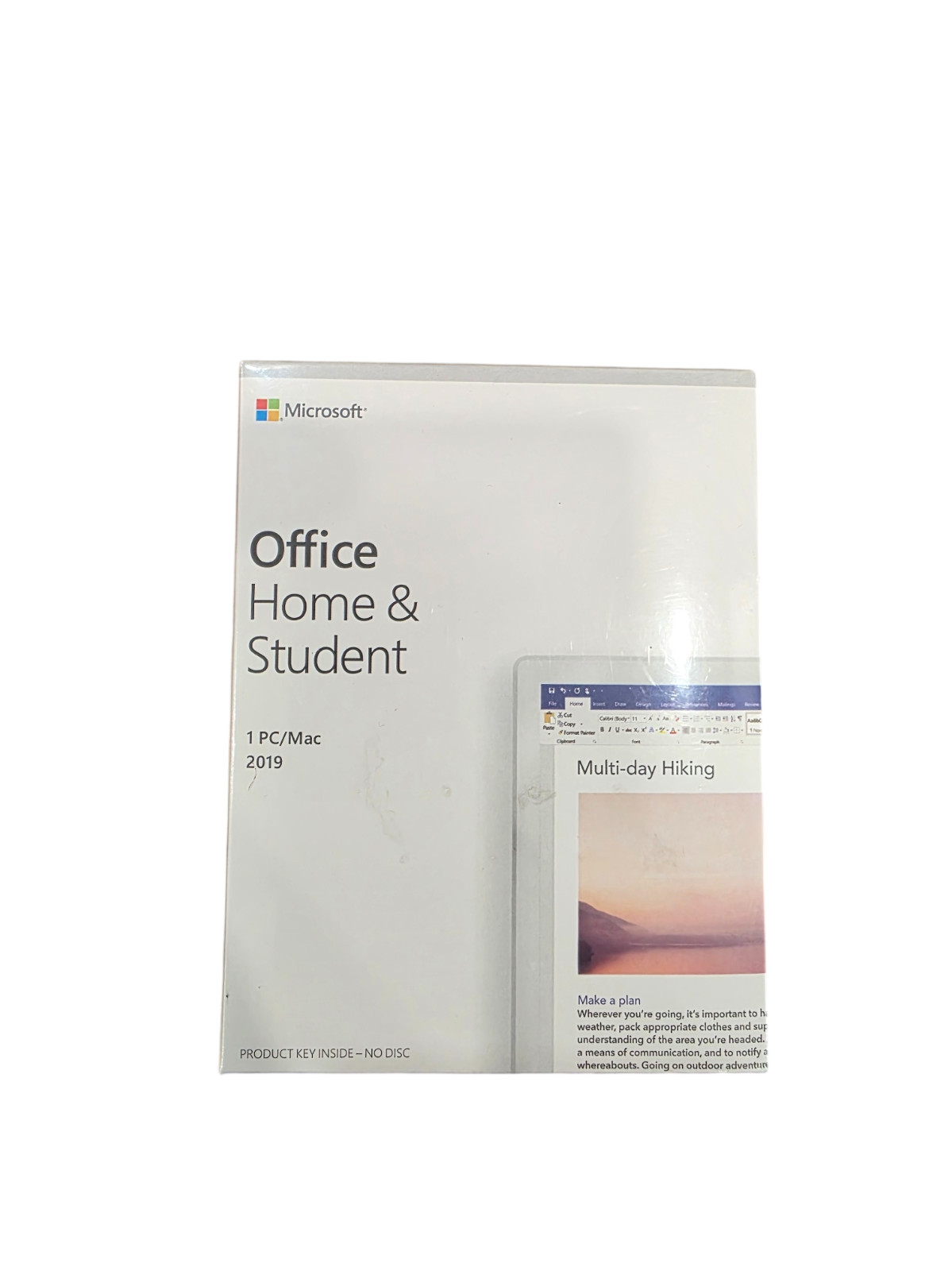 Microsoft Office Home & Student 2019 English Product Key Card 1 PC/Mac