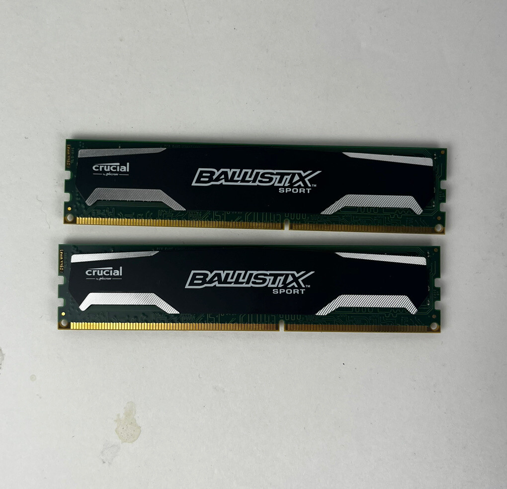 Crucial Ballistix 8GB 2x 4GB PC3-12800 1600 MHz Non-ECC DDR3 BLS4G3D1609DS1S00