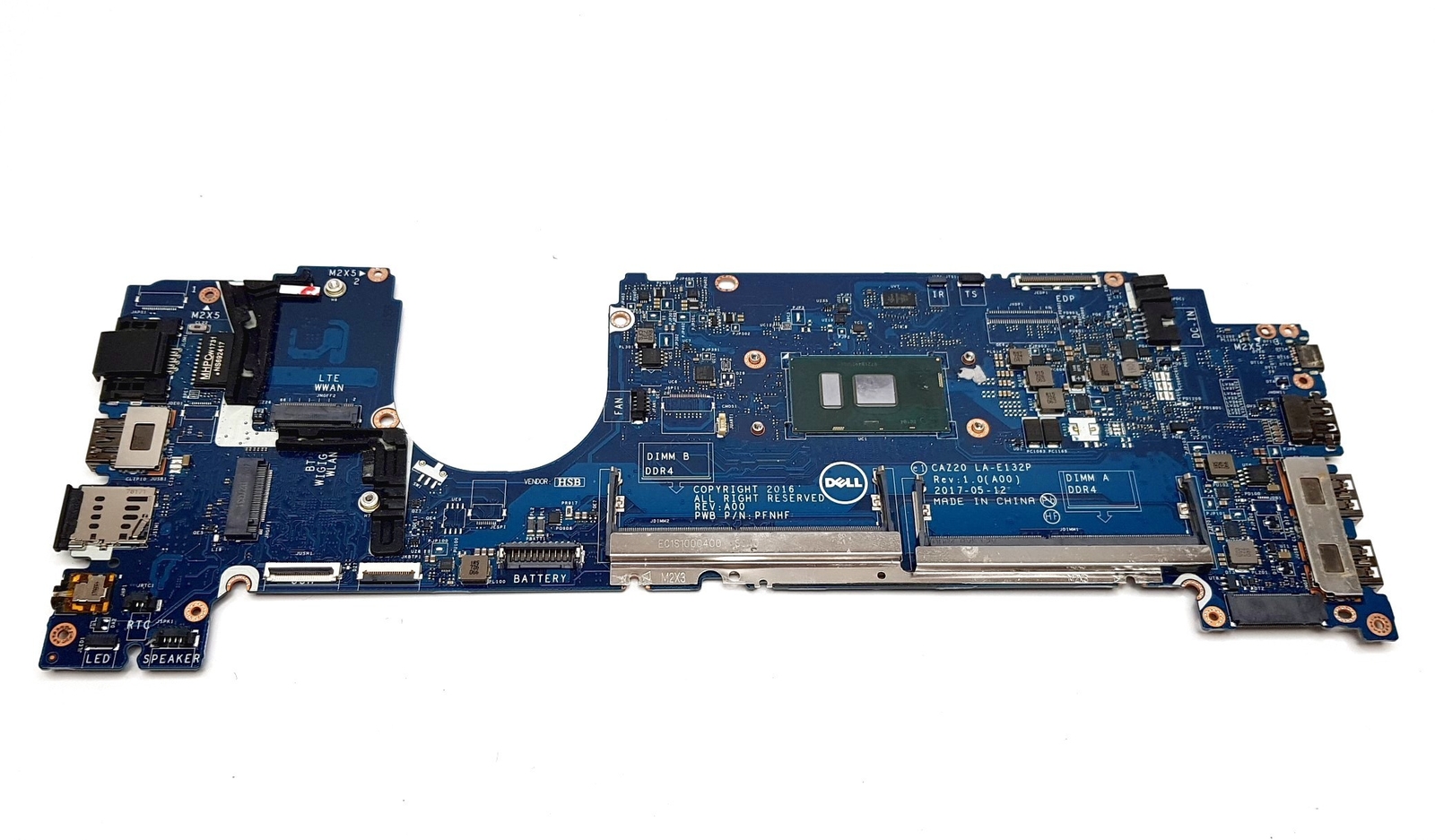 Dell Latitude 7480 Motherboard i5-6200U 2.3GHz Intel HD 520 Graphics WW0WX
