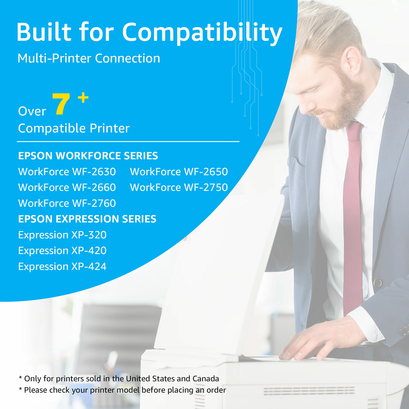 Remanufactured 220XL Ink Cartridges for Epson WorkForce WF2630 XP-424 XP-420