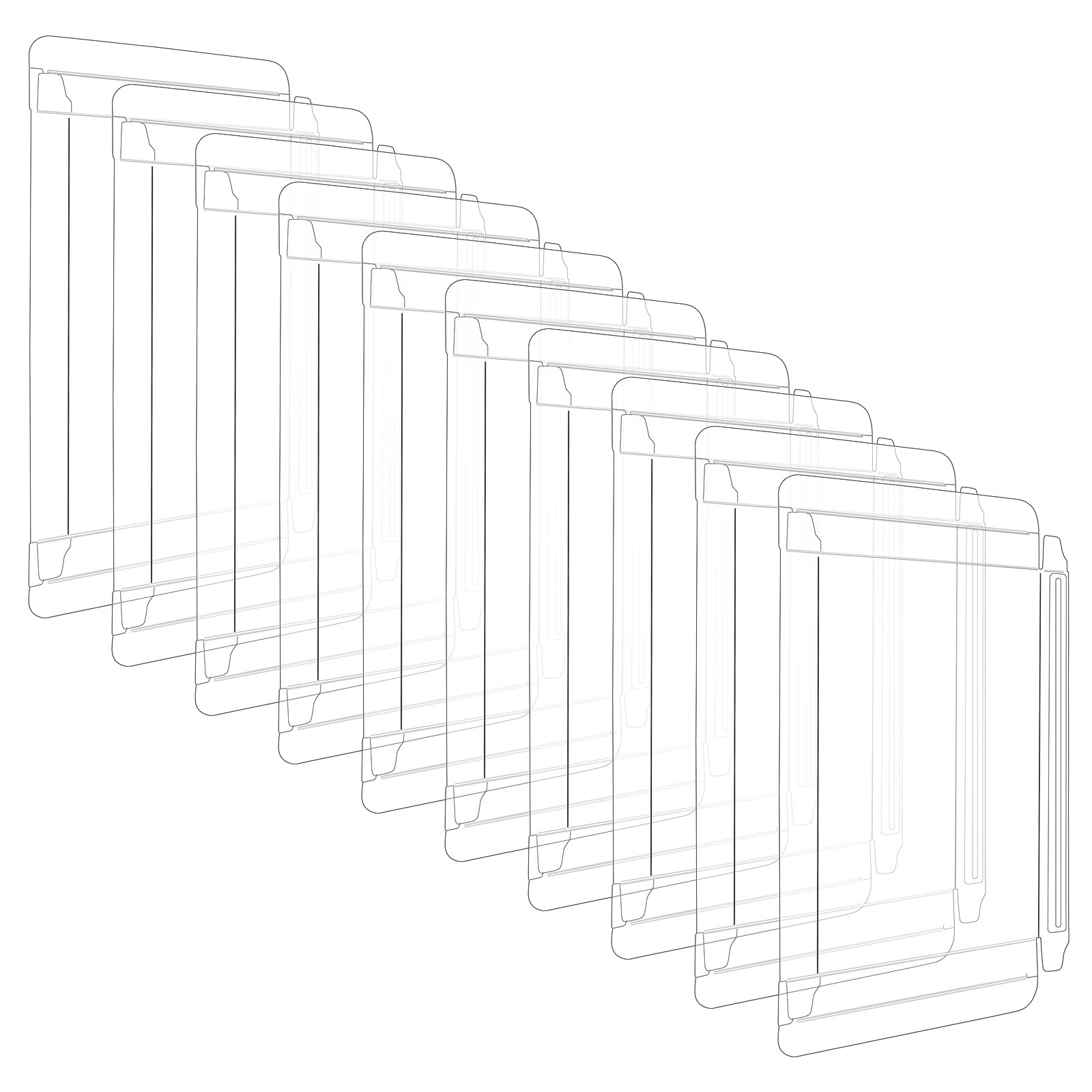 10 Steelbook Box Protectors/Protective Sleeves 5.4 x 6.9 inches, Clear