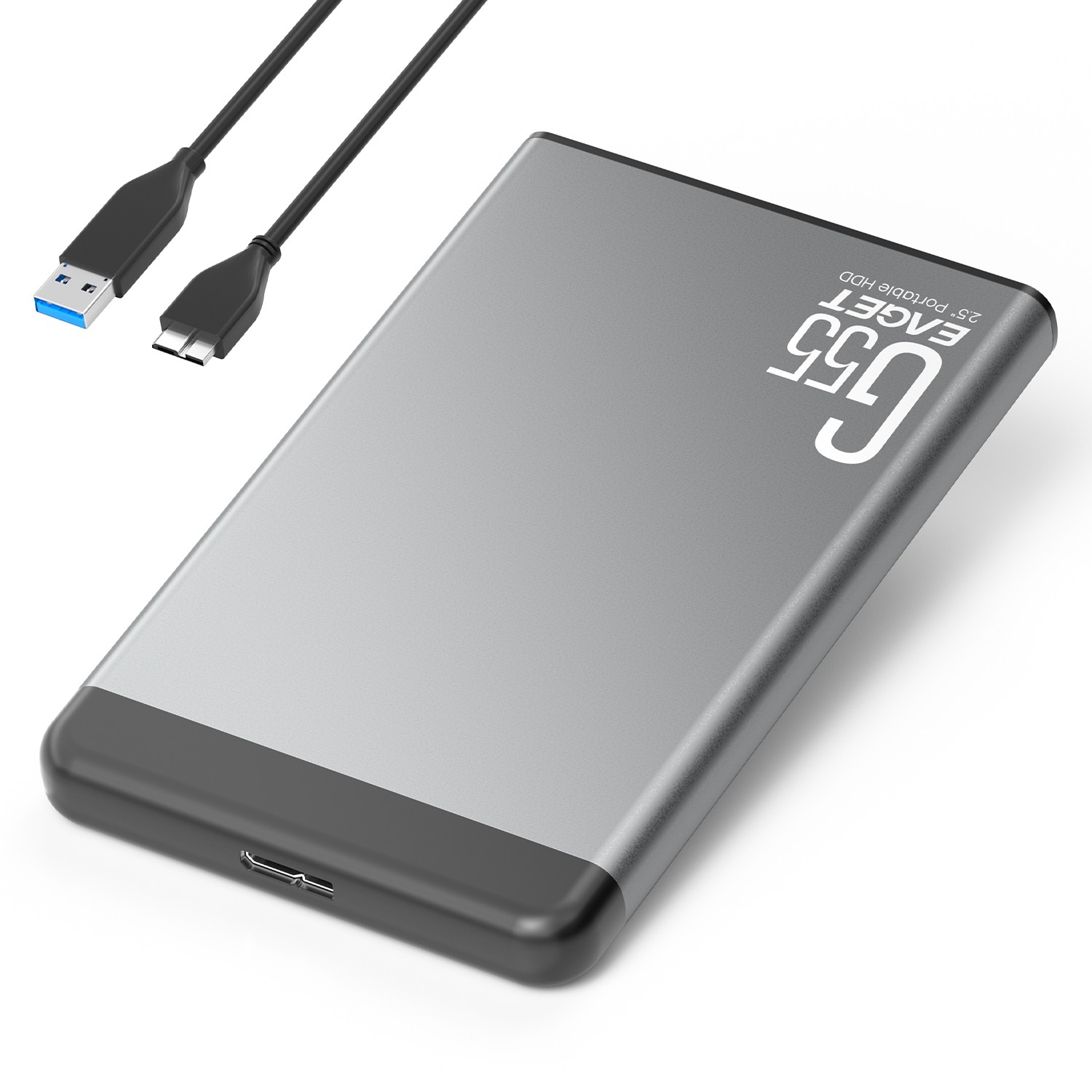 EAGET G55 500GB/1TB/2TB 2.5″ Portable External Hard Drive HDD-USB 3.0 for PC Mac