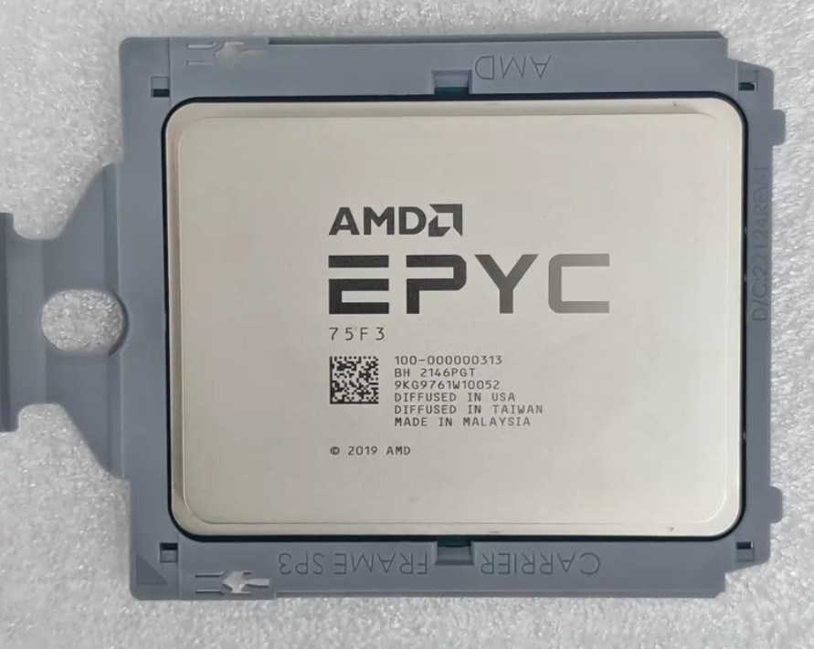 AMD EPYC 75F3 CPU 32 Cores Milan Processer Up to 4.0GHz 256MB L3 100-000000313
