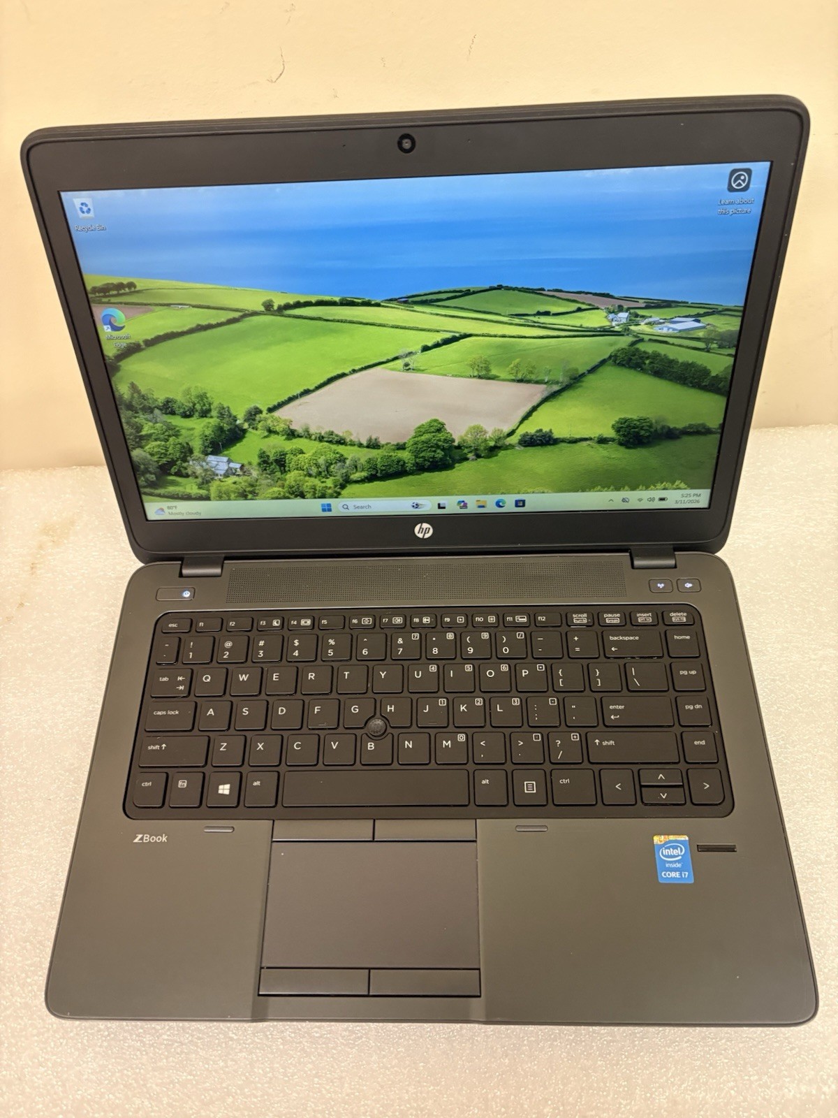 HP ZBook 14 G2 Core i7-5500U 2.4GHz 16GB RAM 256gb SSD Wind 11 Pro