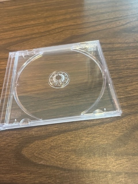 1 NEW 10.4MM SINGLE JEWEL CASES W/ CLEAR TRAY WITH CDA LOGO, KC04PK-CDA