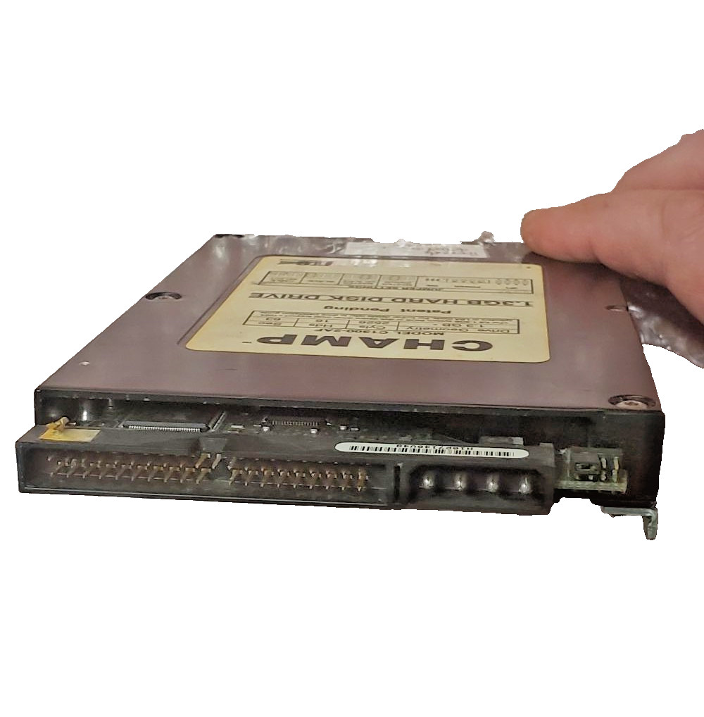 Vintage JTS Champ C1300-2AF 1.3GB IDE hard disk drive Born to be cheap, now dead