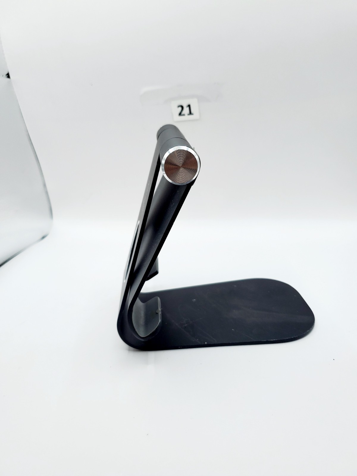 Tablet/Phone Stand – Steel – Lamicall – Black Adjustable Tablet Holder