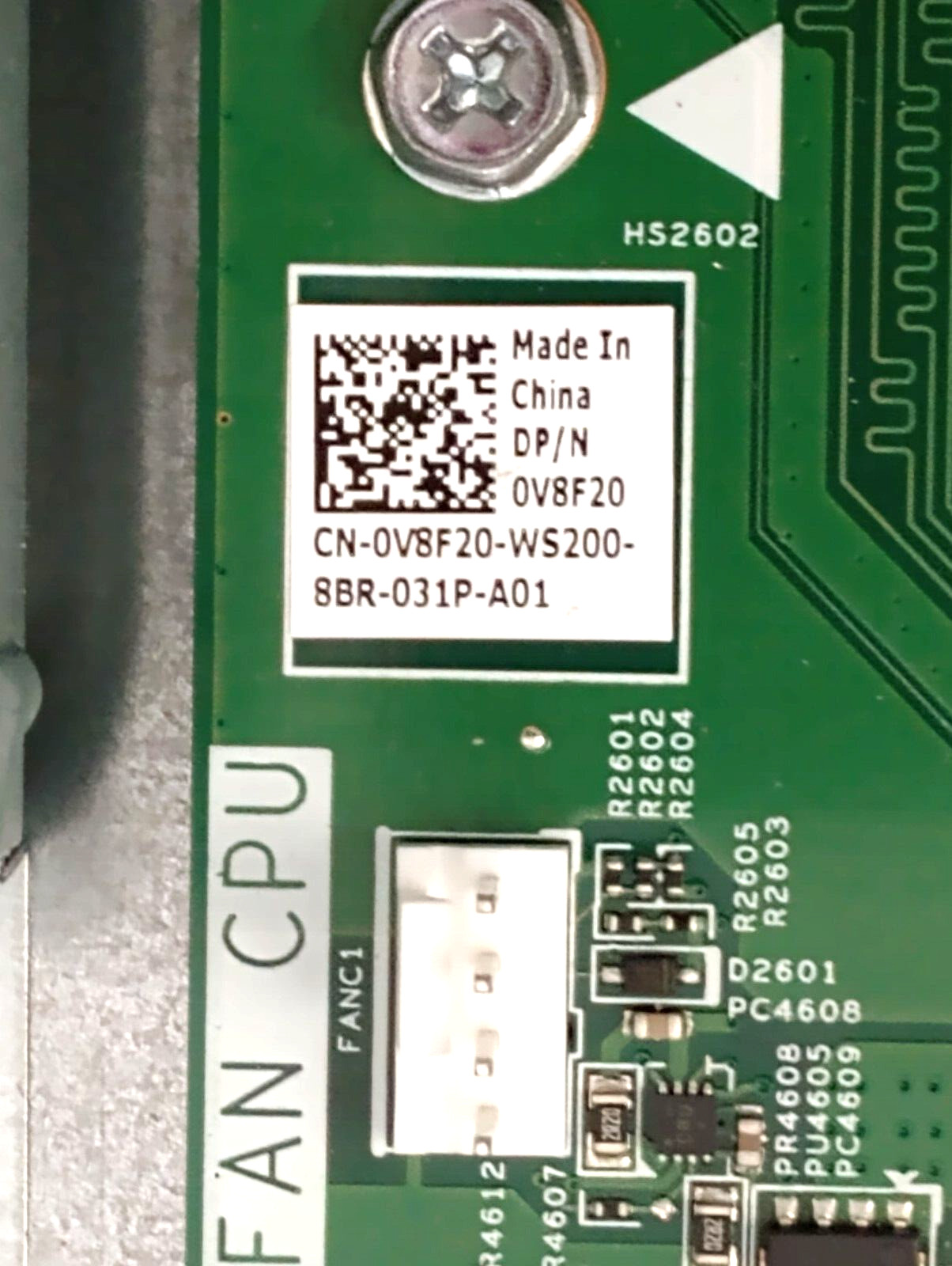 0V8F20 – Dell Inspiron Vostro 3670 Intel LGA 1151 Intel B360 Chipset Motherboard