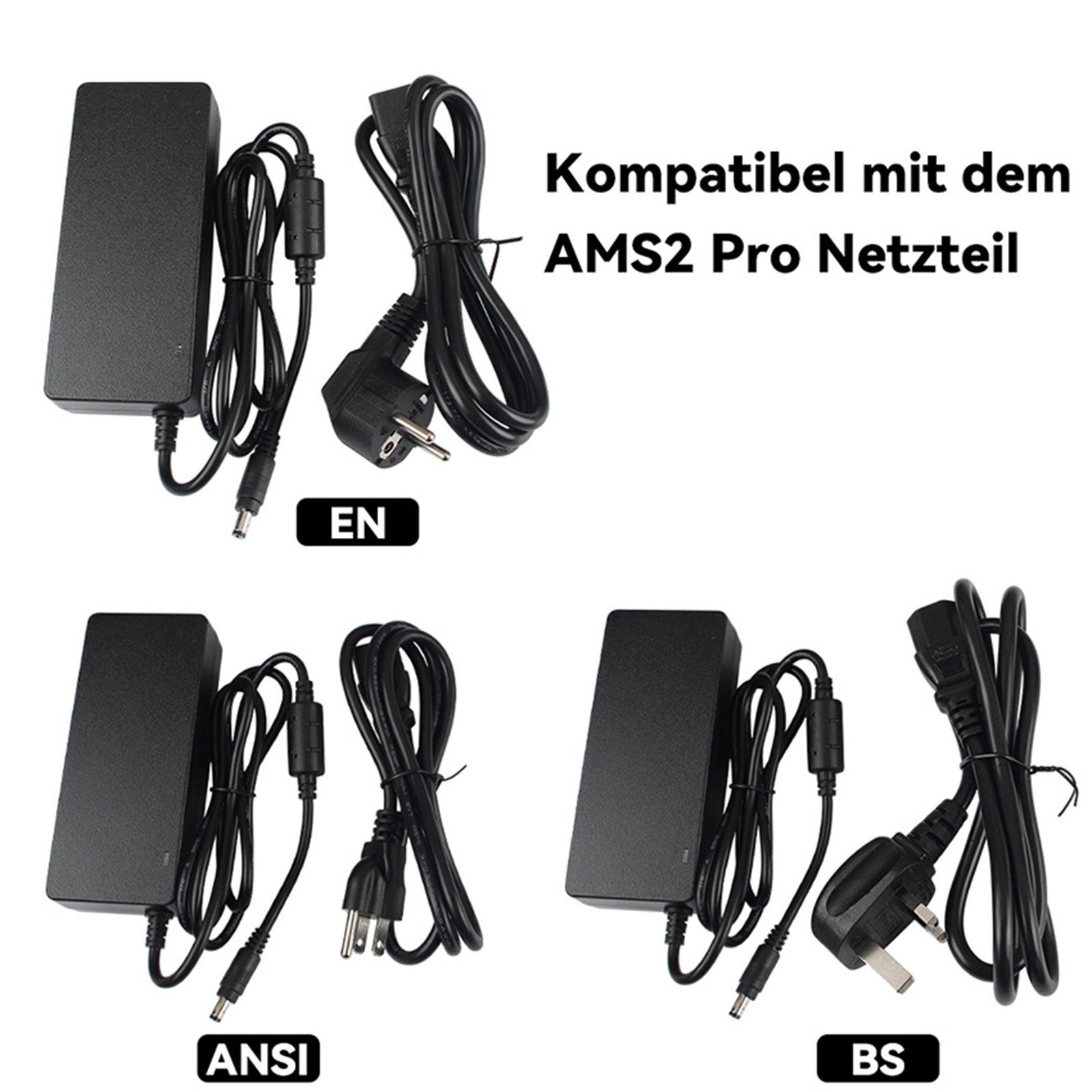 Multi-Color Kit Power Adapter Accessories for Bambu Lab AMS2 Pro