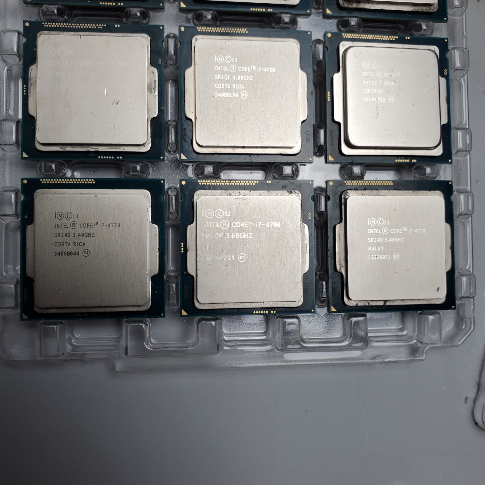 (Lot of 118) Intel 4th Gen Core i3 i5 i7 Desktop CPUs – Mixed Processor Lot READ