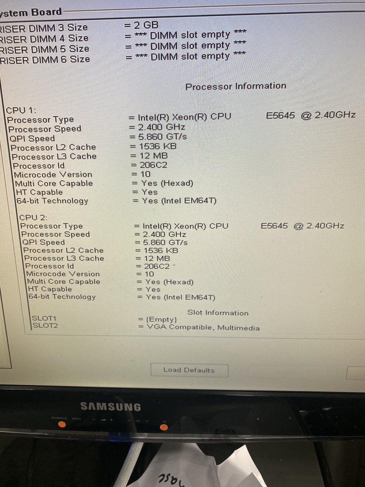 Dell Precision T7500 2X Xeon E5645 2.4GHz 8 Core 12GB ECC RAM DVD No drive