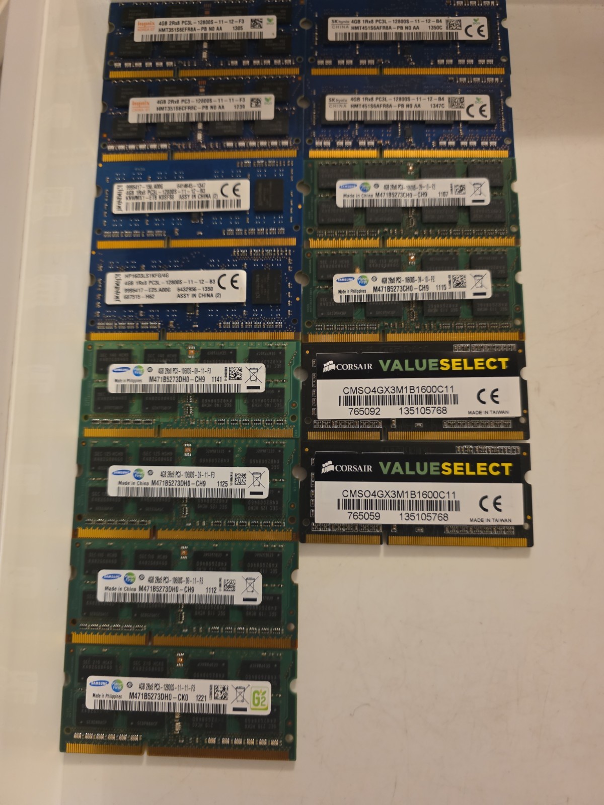 8GB (2x4GB) DDR3 DDR3L SO-DIMM Laptop Memory PC3-10600S PC3L-12800S Choose Brand