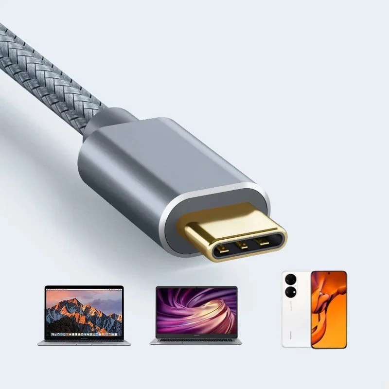 USA USB-C to USB-B 2.0 Cable For Nylon Epson HP Canon Brother Printer Scanner