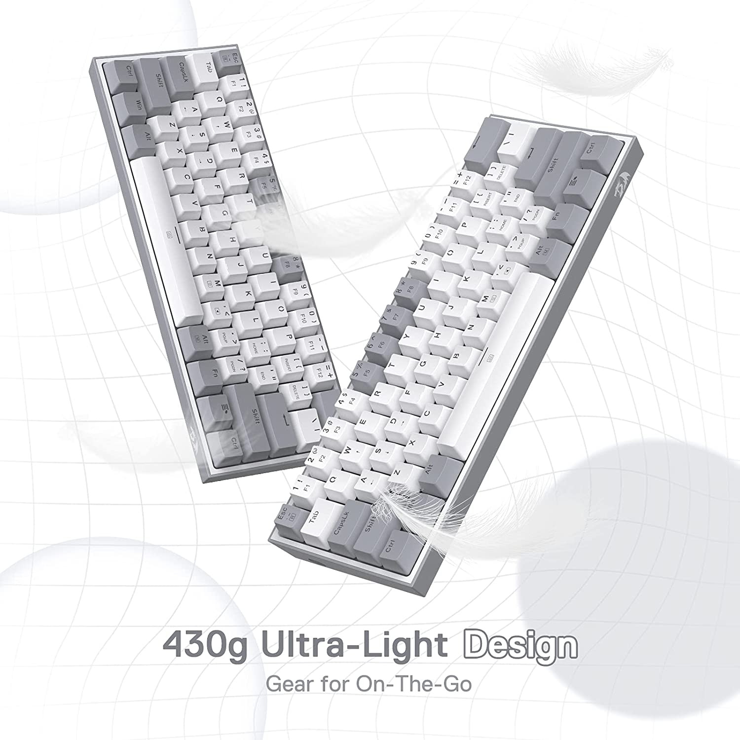 K617 Wired 60% Compact Hot-Swap RGB Gaming Mechanical Keyboard | 61 Keys Design
