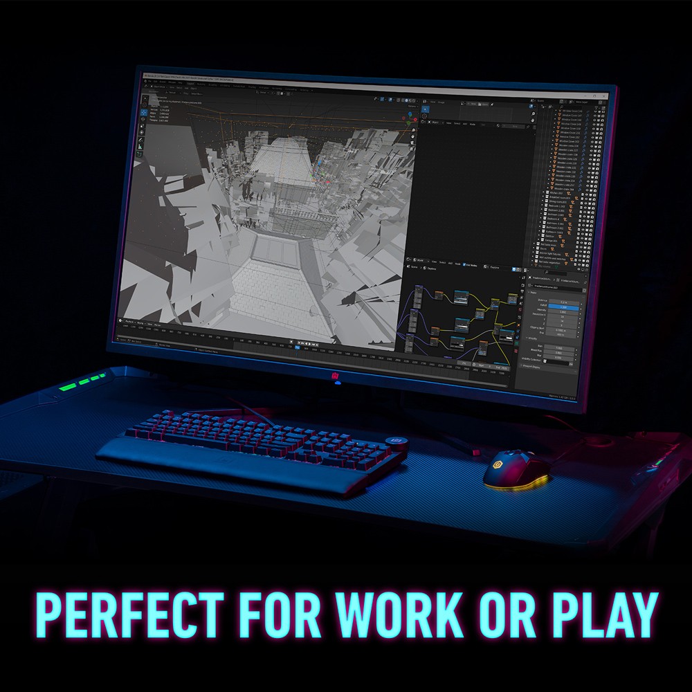 Deco Gear 39″ Curved Gaming Monitor, 2560×1440, 1ms MPRT, 165 Hz, 4000:1, HDR 40