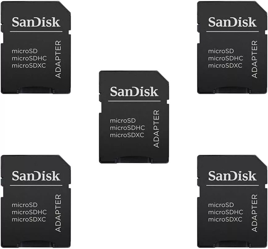 SanDisk Adapter for Micro SD Card SDXC SDHC TF Memory Card Adapter SD Reader LOT