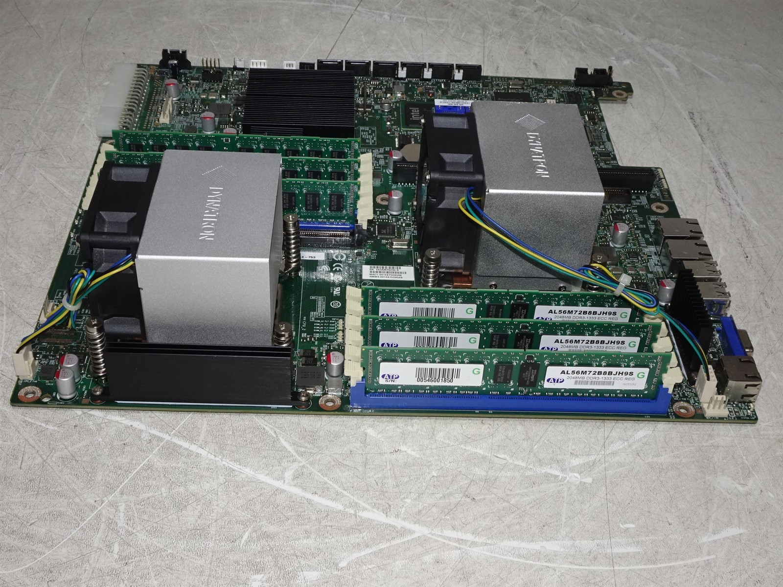 Intel S5520UR Server Motherboard 2x Xeon E5645 2.4GHz 12GB RAM